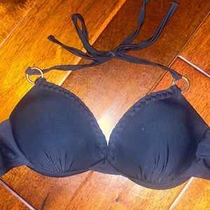 Pushup black bikini top!